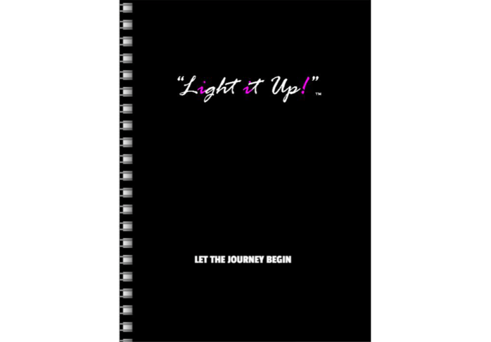 "Light it Up!" Journal (Black)