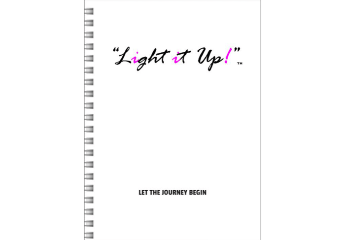 "Light it UP!" Journal (White)